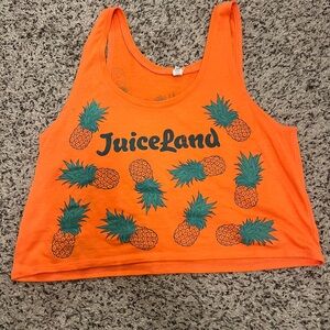 Abella Bright Orange Tank Top